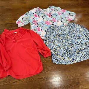 Curvy crown & Ivy tops bundle 2X plus size